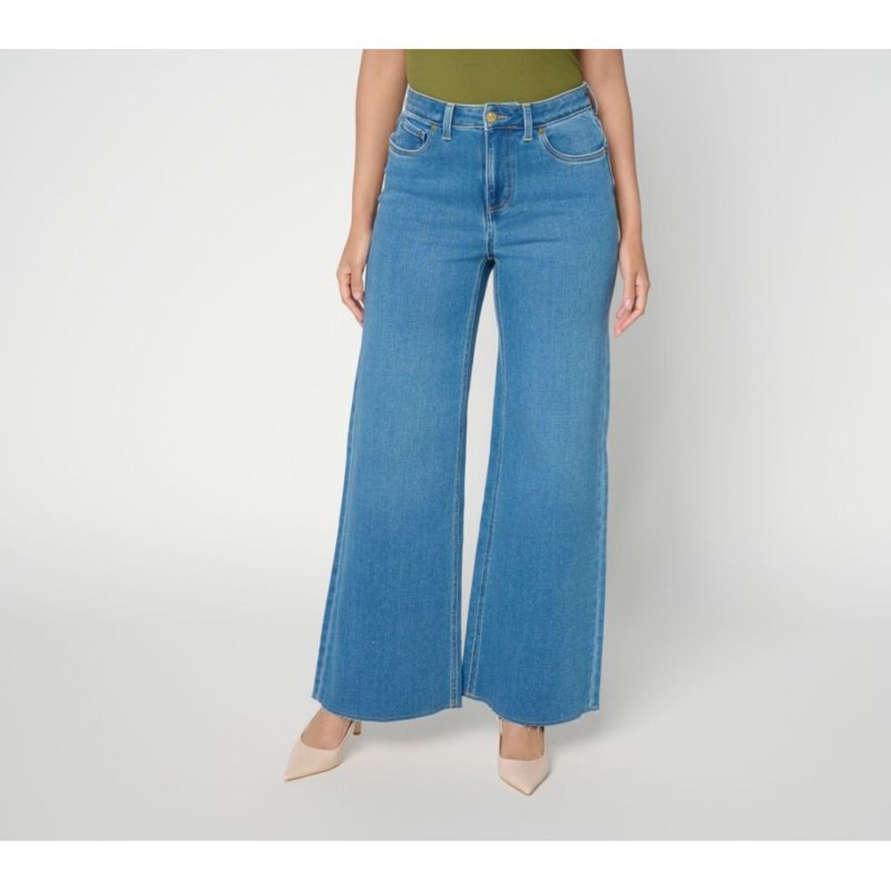 Mally Roncal Women's Pants Sz 8 Make Your Selection: Wide Leg Full Blue